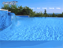 Tablet Screenshot of designerpoolsandspas.com